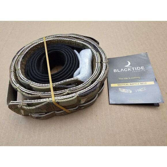 Blacktide Concepts Tactical Battle Belt Ranger Green Size Large NEW Camo - Picture 1 of 10